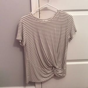 Cute tie front shirt